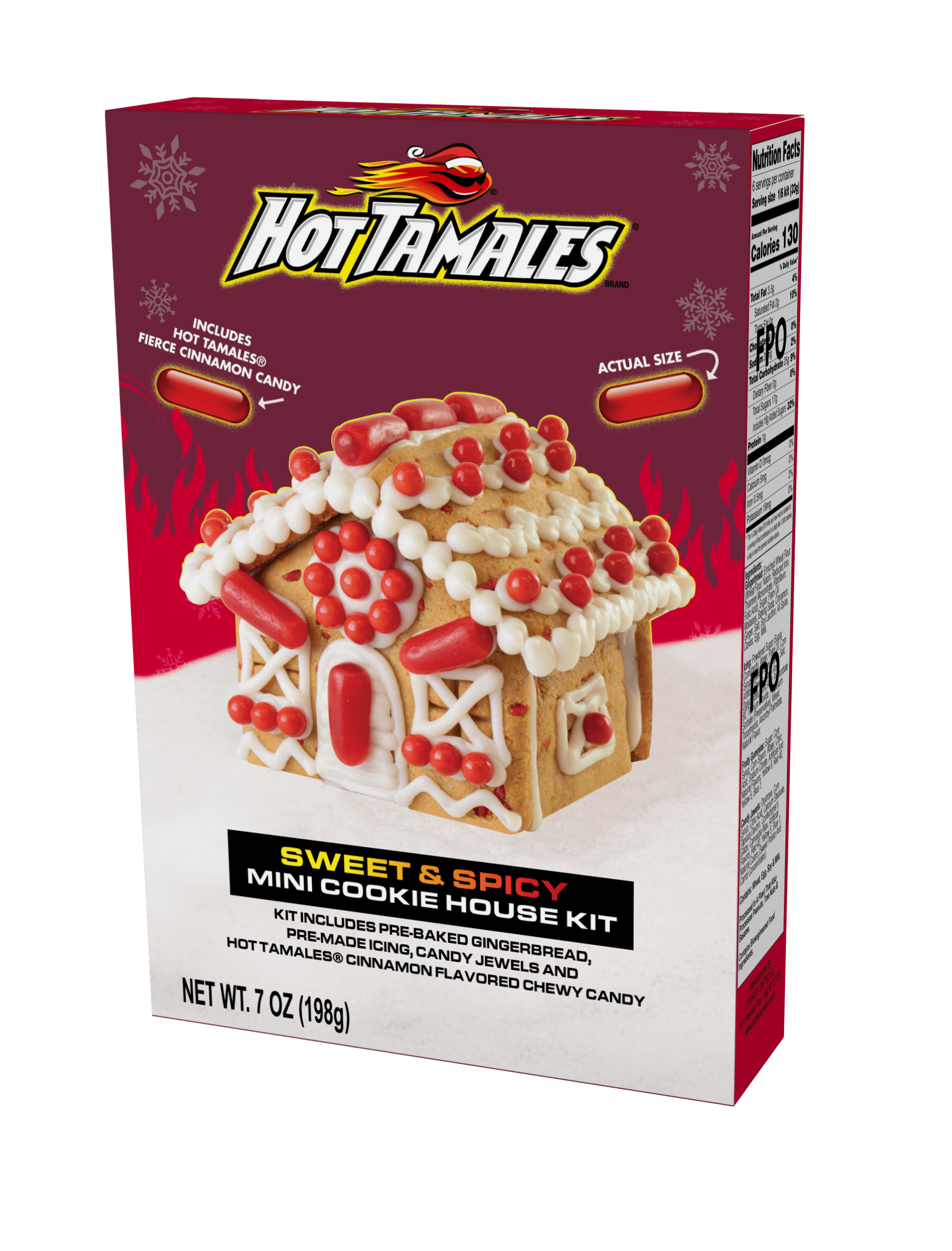 Hot Tamales Mini Cookie House Kit